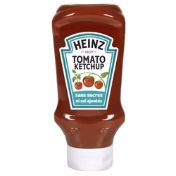HEINZ - Ketchup Sans Sucres Et Sel Ajoutés 610G - Lot De 3