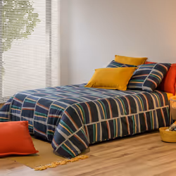 Parure de lit - Housse de couette Coton 57 fils + taie Arty - PD15196-240