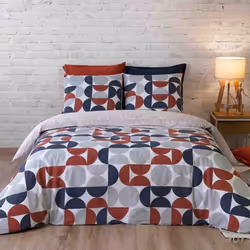 Planete Discount PD15207-240, Motifs, Lavage en machine, 40 °C, Oeko-Tex, Housse De Rêve, 240 x 260 cm