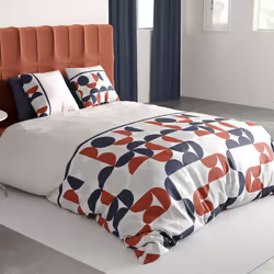 Parure de lit - Housse de couette Coton 57 fils + taie Moon - PD15207-240