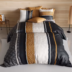 Les douces nuits de Mae 1HC240TROP57X132837X housse de couette 260 x 240 cm