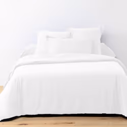Planete Discount PD15808, Coton, 180 x 290 cm, Blanc, Lavage en machine, 40 °C, HDR