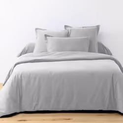 Planete Discount PD15814, Coton, 180 x 290 cm, Gris, Lavage en machine, 40 °C, HDR