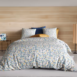 Planete Discount PD16609, Coton, 180 x 290 cm, Bleu, 100% Coton, Lavage en machine, 40 °C