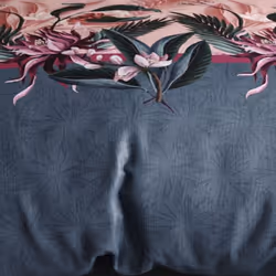 Housse de couette 220x240 cm + 2 taies d'oreiller 63x63 cm Coton Flora - Vue supplémentaire 4