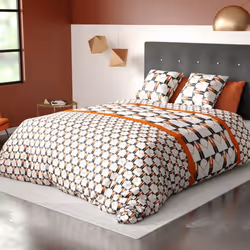 Housse de couette 140x200 cm + 1 taie d'oreiller 63x63 cm Microfibre Arrow