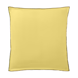 Lot 2 taies d'oreiller 65x65 cm carrée en lin Français - lin lavé Poire