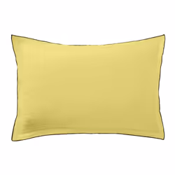 Lot 2 taies d'oreiller 50x70 cm rectangle en lin Français - lin lavé Poire