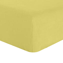 Drap housse 140x190 +30 cm en lin Français – lin lavé Poire