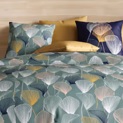 Parure de drap 180x290 3 pièces avec Drap housse 90x190 cm Coton Cottey