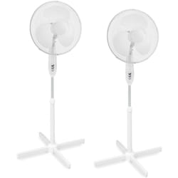 Extel - Ventilateur sur pied Easymate RD-40 50W 3 vitesses D40cm Blanc