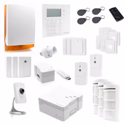Kit sécurité système d'alarme sans fil pour maison connectée 28 accessoires Thomson