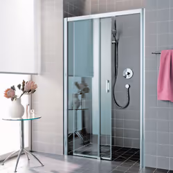 Porte de douche coulissante 120 cm ouvrant à gauche Découvrez LA solution pratique qui vous permettra de garder la chaleur d' ...