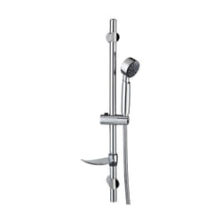 Colonne Barre de douche chromee fixation reglable 70 cm douchette 1 jet mobile