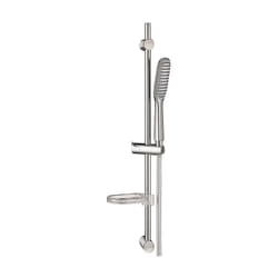 Colonne Barre de douche chromee hauteur reglable 70 cm douchette 1 jet flexible PVC