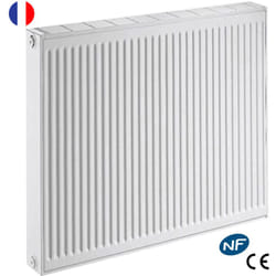 Radiateur eau chaude réversible Acier Blanc Type 21 Chauffage central De Dietrich Taille - T21 hr L40xH50 443W