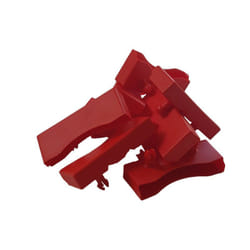 Ebac Literie - Lot de 10 embouts rouge pour lattes de 68 x 8 mm