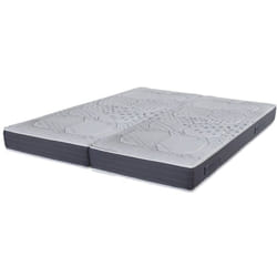 Matelas 2x90x190 Myriade - Mousse - Hauteur 21 cm - 5 zones - Soutien medium