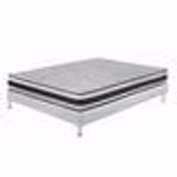 Matelas + sommier tapissier 140x190 Mousse - Myriade - Soutien medium