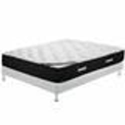 Matelas + sommier tapissier 160x200 Ressorts - Black mattress - Soutien très ferme