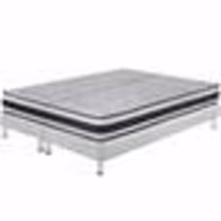 Matelas + sommier tapissier 2x80x200 Mousse - Myriade - Soutien medium
