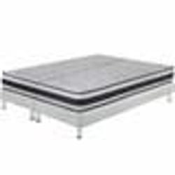 Matelas + sommier tapissier 2x80x200 Mousse - Myriade - Soutien medium