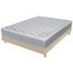 Matelas + sommier 140x190 Madere - Decokit - Soutien ferme - Sommier démonté - Chêne