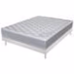 Matelas + sommier 140x190 Madere - Decokit - Soutien ferme - Sommier démonté - Blanc