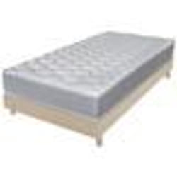Matelas et sommier 90x190 Madere - Decokit - Soutien ferme - Sommier démonté - Chêne