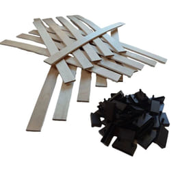 Ebac Literie - 30 lattes + embouts - 580x53x8 mm - spécial bz / clic clac