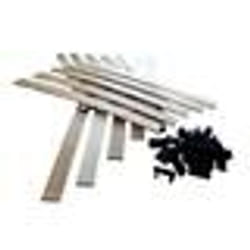 15 lattes + embouts - 580x53x8 mm - spécial bz / clic clac