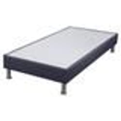 Sommier tapissier + pieds SP18 Volcan 80x200 Lattes bois massif - H.18 cm