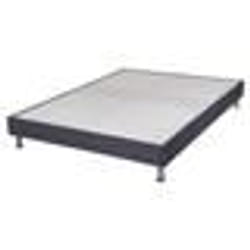 Sommier tapissier + pieds Omega Volcan 160x200 Lattes bois - H.15 cm - Made in France