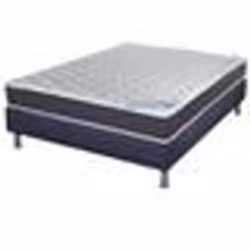 Matelas ressort + Sommier SP18 Volcan 140x190 Rhodes - Hauteur 24 cm - Soutien ferme