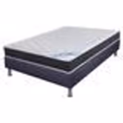 Matelas ressort + Sommier SP18 Volcan 140x190 Rubis - H. 21 cm - Soutien très ferme