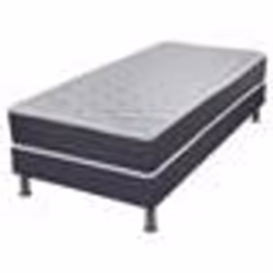 Matelas ressort + Sommier SR15 Volcan 90x190 Rhodes - H. 24 cm - Soutien ferme