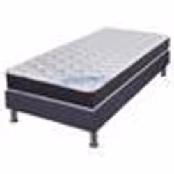 Matelas ressort + Sommier SR15 Volcan 80x200 Rubis - H. 21 cm - Soutien très ferme