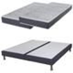 Matelas mousse + Sommier SR15 Volcan 2x80x200 Myriade - H. 21 cm - Soutien équilibré