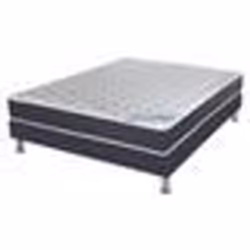 Matelas ressort + Sommier Omega Volcan 140x190 Rhodes - H. 24 cm - Soutien ferme