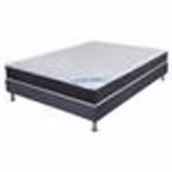 Matelas ressort + Sommier Omega Volcan 140x190 Rubis - H. 21 cm - Soutien très ferme