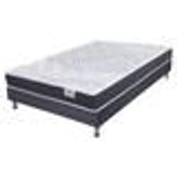 Matelas mousse + Sommier Omega Volcan 160x200 Myriade - H. 21 cm - Soutien équilibré