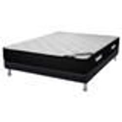 Matelas + Sommier SR9 Deco 140x190 Black Mattress - H. 25 cm - Soutien équilibré