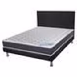 Matelas + Sommier + Tete SR9 Deco 140x190 Rhodes - H. 24 cm - Soutien ferme
