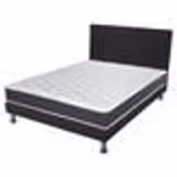 Matelas + Sommier + Tete SR9 Deco 140x190 Record - H. 20 cm - Soutien ferme