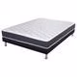 Matelas ressort + Sommier SR9 Deco 160x200 Record - H. 20 cm - Soutien ferme