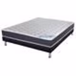 Matelas ressort + Sommier SR9 Deco 140x190 Rubis - Hauteur 21 cm - Soutien très ferme