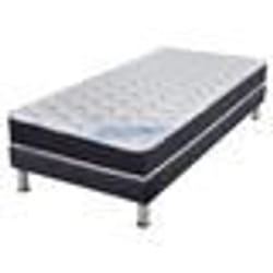Matelas ressort + Sommier SR9 Deco 90x190 Rubis - Hauteur 21 cm - Soutien très ferme