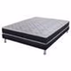 Matelas mousse + Sommier SR9 Deco 140x190 Malta - Hauteur 20 cm - Soutien très ferme