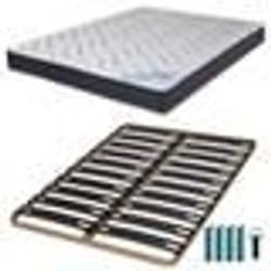 Matelas mousse + Sommier métal C310 160x200 Melior - Hauteur 20 cm - Soutien ferme