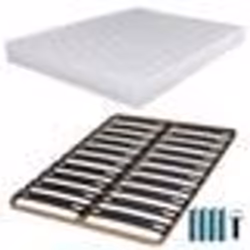 Matelas mousse + Sommier C310 140x190 Montana - Hauteur 18 cm - Soutien équilibré